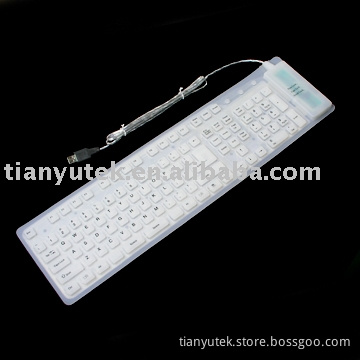 silicone keyboard BRK8000 transparent